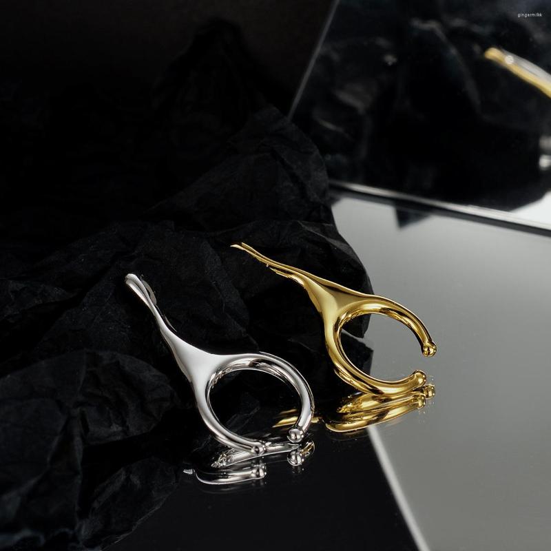 

Backs Earrings MLKENLY 1 Piece 925 Sterling Silver Painless Ear Clip For Men/Women Punk Gold Non Piercing Fake Jewelry