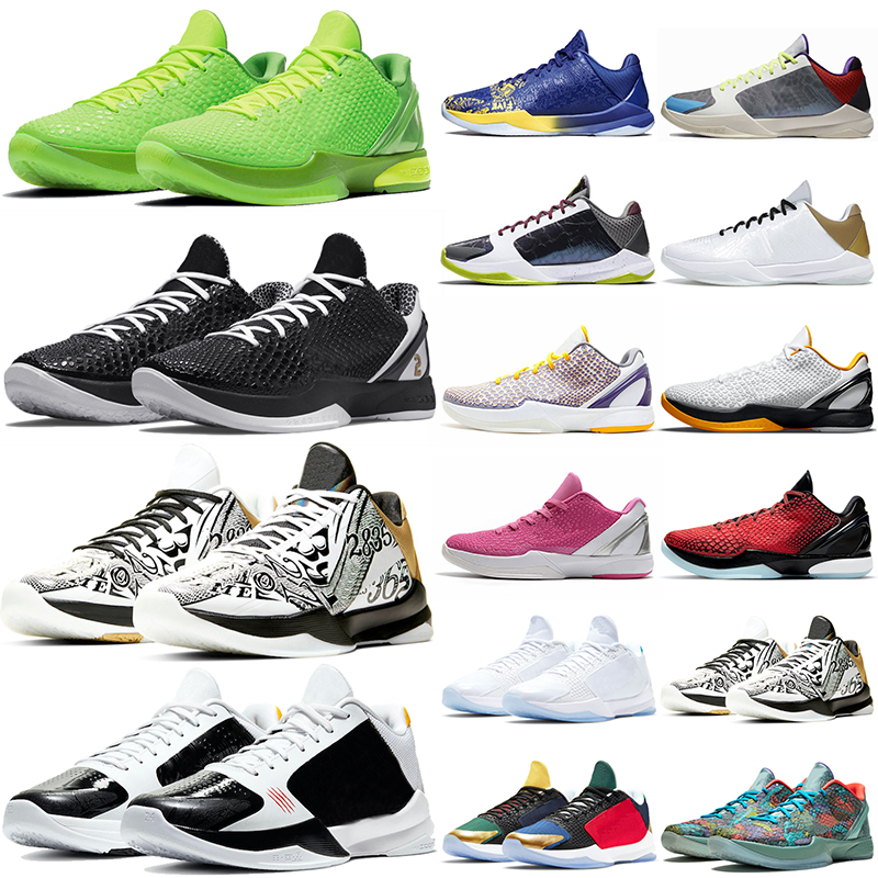 

kobe 6Mamba Mambacita Basketball Shoes Protro Mambacita Grinch Think Pink 5 Alternate Bruce Lee Del Sol Laker Men Outdoor Sports Mens Trainers Sneakers, 5 protro chaos ii
