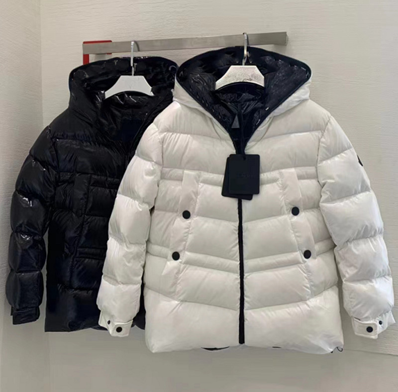 

Mens Winter Jacket designer Down jackets Women Coat cotton Parka Overcoat Casual Fashion zipper Thick Warm Hooded Down Windbreaker clothing, Black