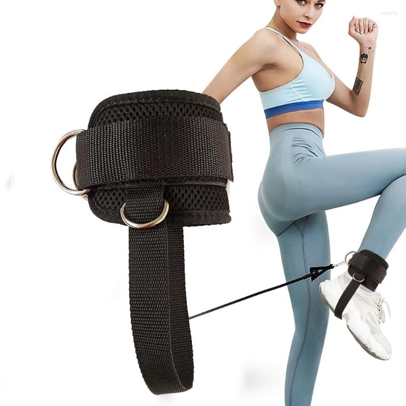 

Ankle Support D-ring Adjustable Straps W/ Cable Leg Pulley Lifting Fitness Exercise Machines Cuffs Glute BuWorkout, Picture shown