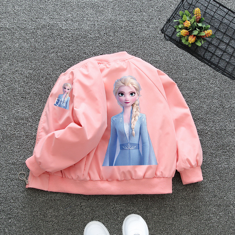 

Disneyland jacket jacket girls thin autumn dress new princess baseball suit cute lovely, More color