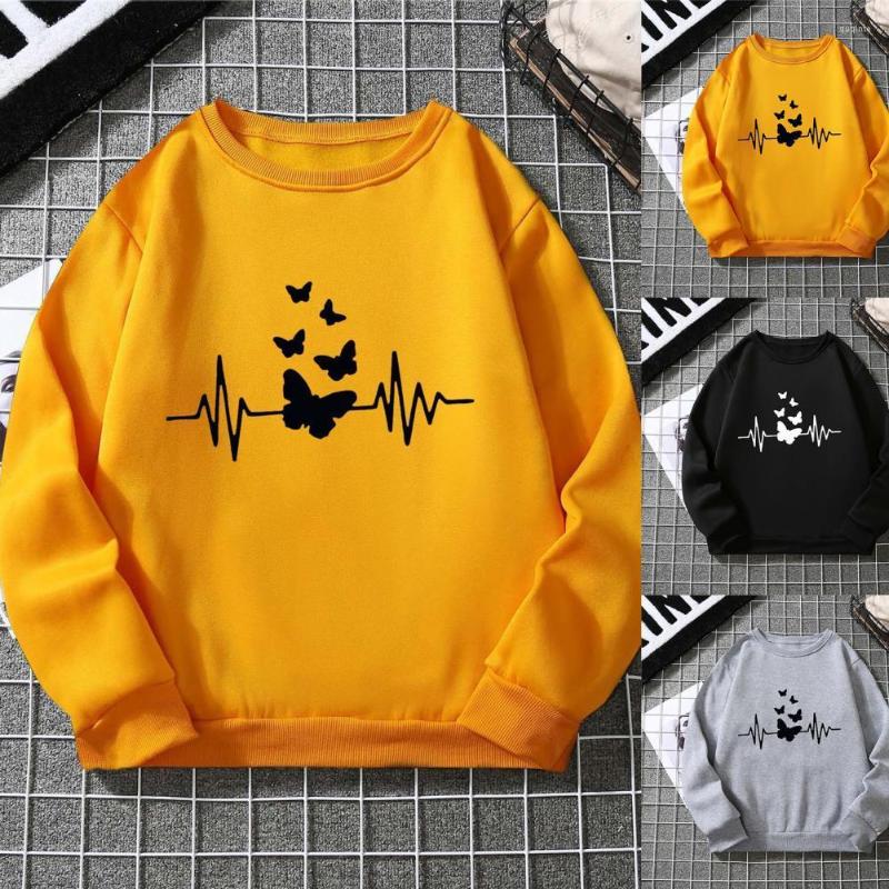 

Women's Hoodies Sporty Loose-fitting Crew Neck Pullover Ladies Sweatshirt Full Sleeve For Party, Black