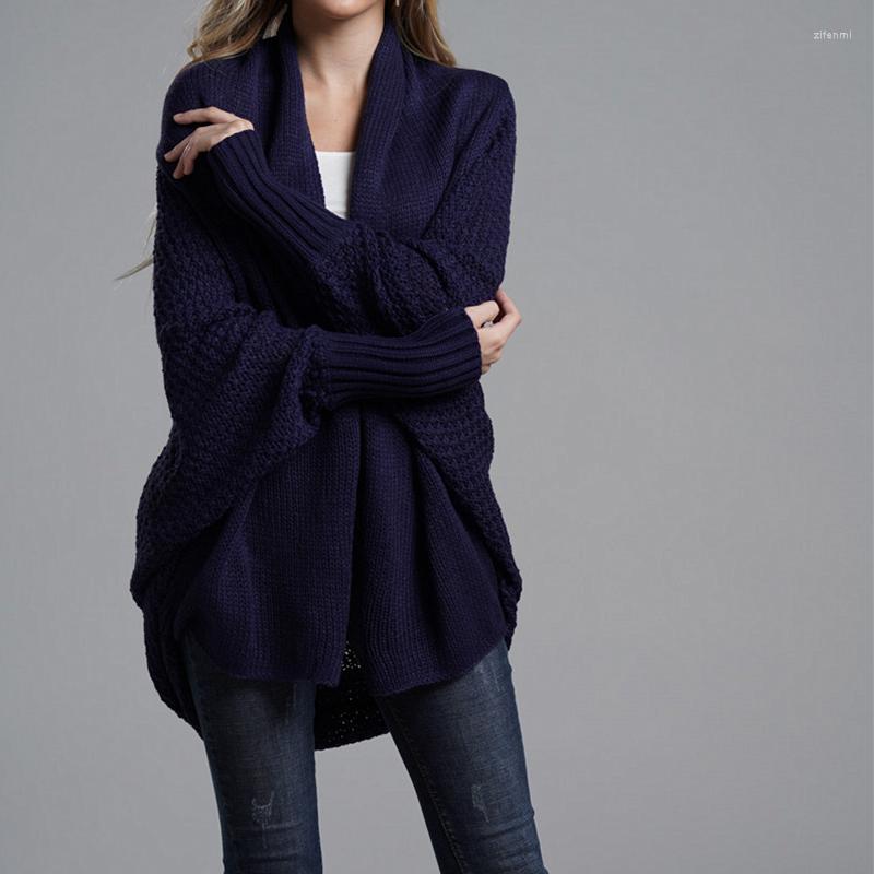 

Women's Sweaters Plain Batwing Sleeve Cardigan Sweater Female Clothes, Black