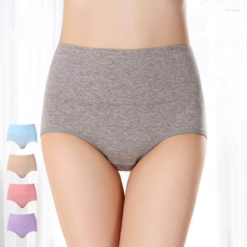 

Women's Shapers Women Tummy Control Panties High Waist Cotton Briefs  To XXL Comfortable Underwear, Red