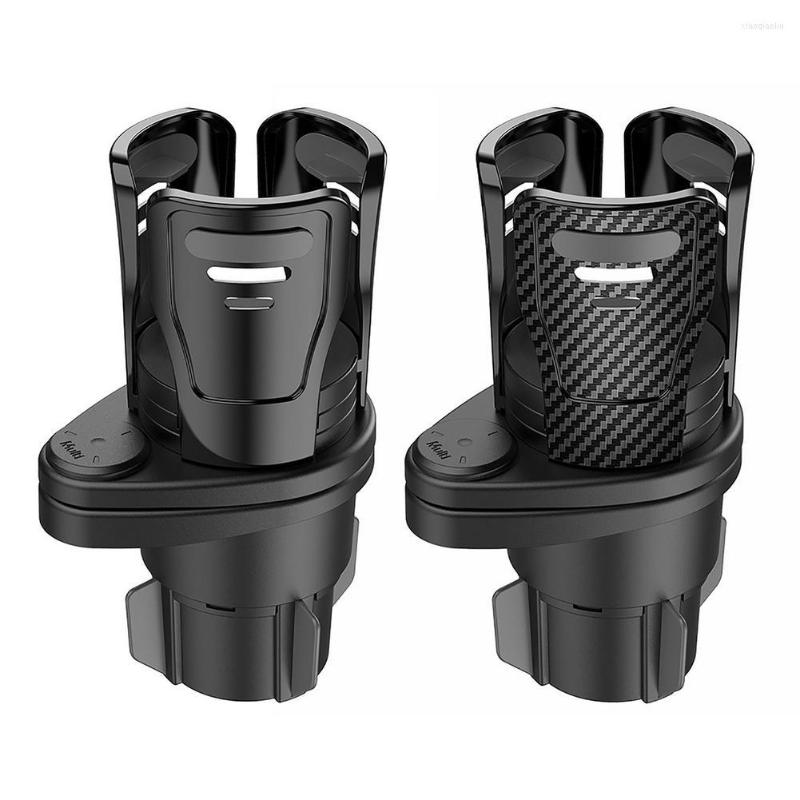 

Drink Holder 2 In 1 Cup Expander Multifunctional Car Organizer Rotating Extra Adjustable Upper Mouth Dual Holde