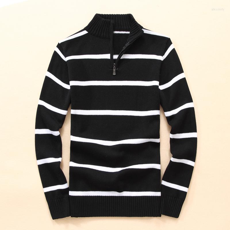 

Men's Sweaters 0.5 Men's Half Zipper Stand Collar Warm Sweater High Quality Knitted Cotton, 3-7116-small horse