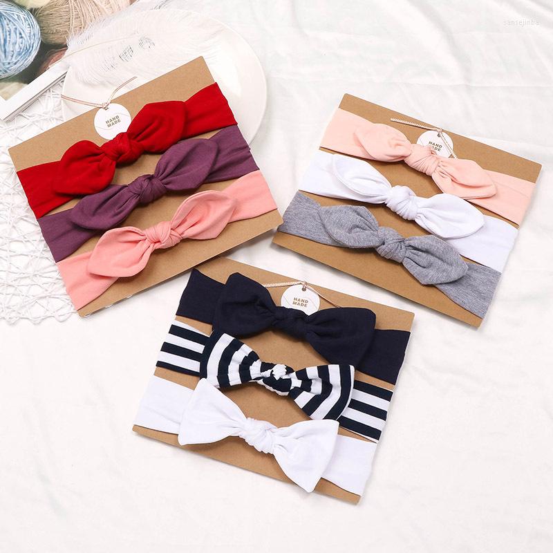 

Hair Accessories Fancy 10 Packs/Lot Baby Girls Ear Headbands Striped Headwear Bows For Born Toddler Infant 0-24M, 10packs-1