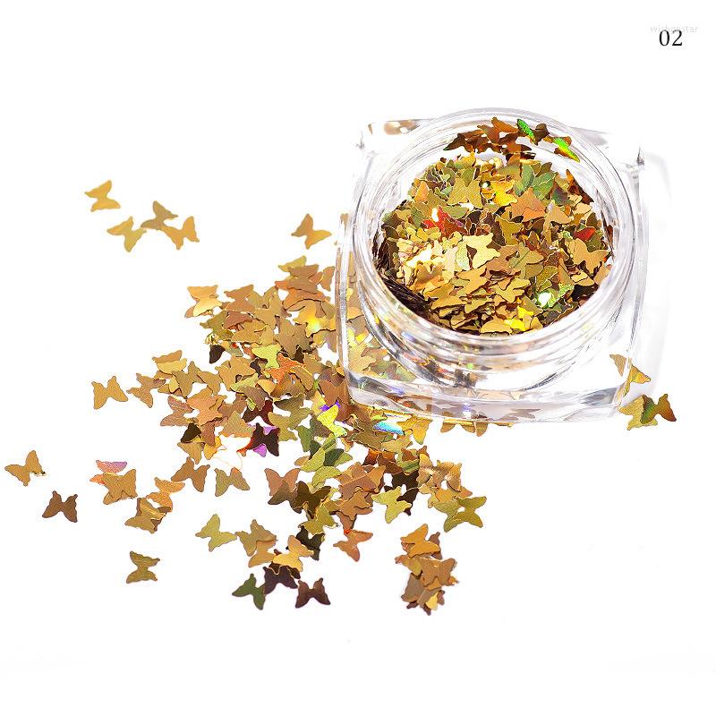 

Lip Gloss Shiny Butterfly Glitter Glittering DIY Decor 12 Colors Butterflies Laser Flakes Lipgloss Base Mix Decorations 3g