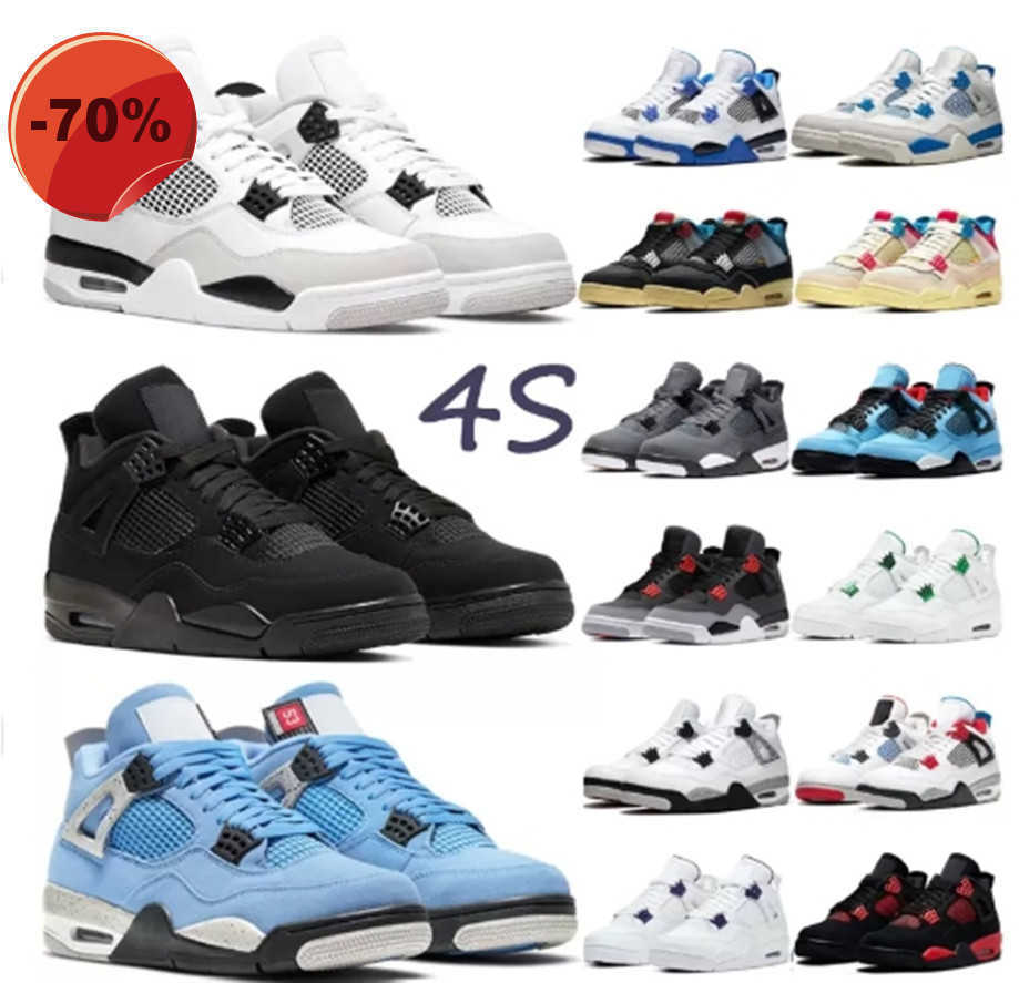 

AIR Jordens 4 Men Trainers J4 Basketball Shoes Jumpman 4s Military Blue Sports Off Scarpe Infrared White Oreo Women Craft Sneakers Black, Option shoe size