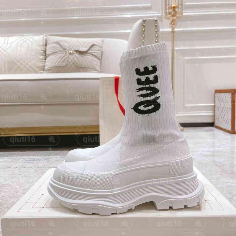 

Designer Boots Platform Shoe Short Boots Shoes Winter Y220815 Fashion Knitted Thick 2022 Luxury For Women, Grey letters