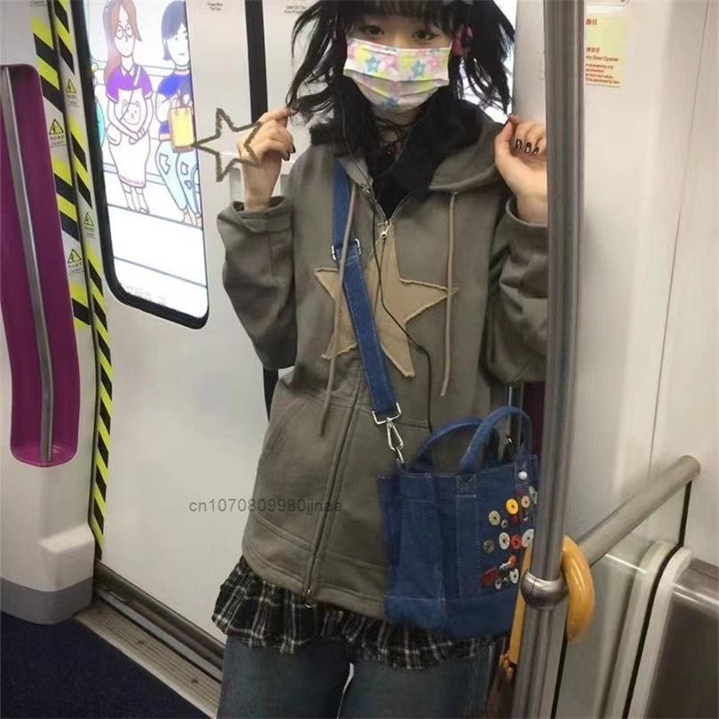 

Womens Hoodies Sweatshirts Autumn Hooded Sweatshirts Women Fashion Streetwear Harajuku Style Coat Y2k Girl Gothic Clothes Casual Long Sleeve Hoodies 221010, Green