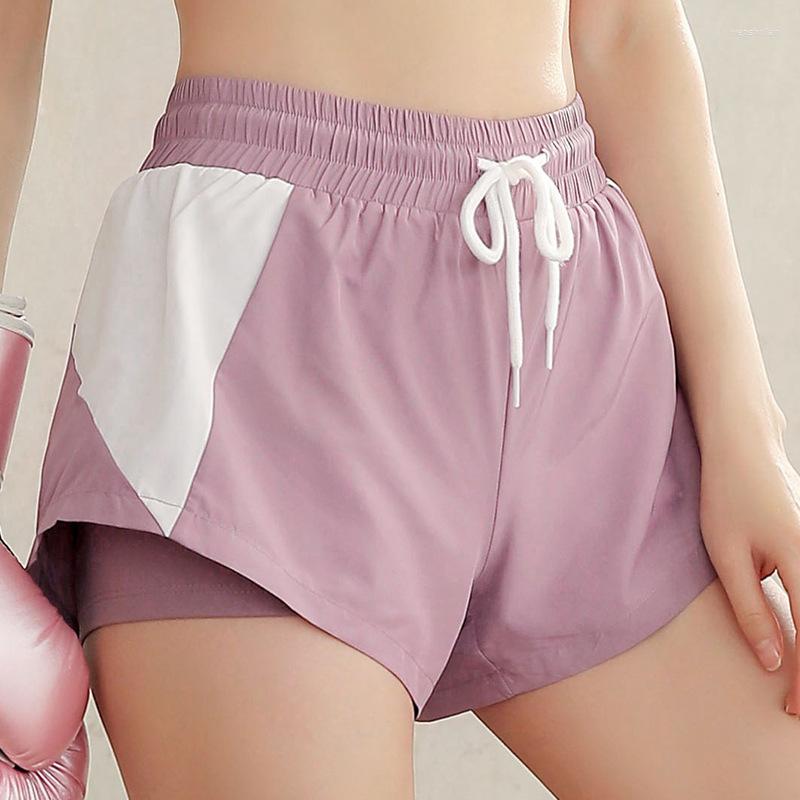 

Running Shorts Women' Sports Anti-exhaust Loose Workout Clothes Quick Dry Thin Yoga Fitness Short, Purple