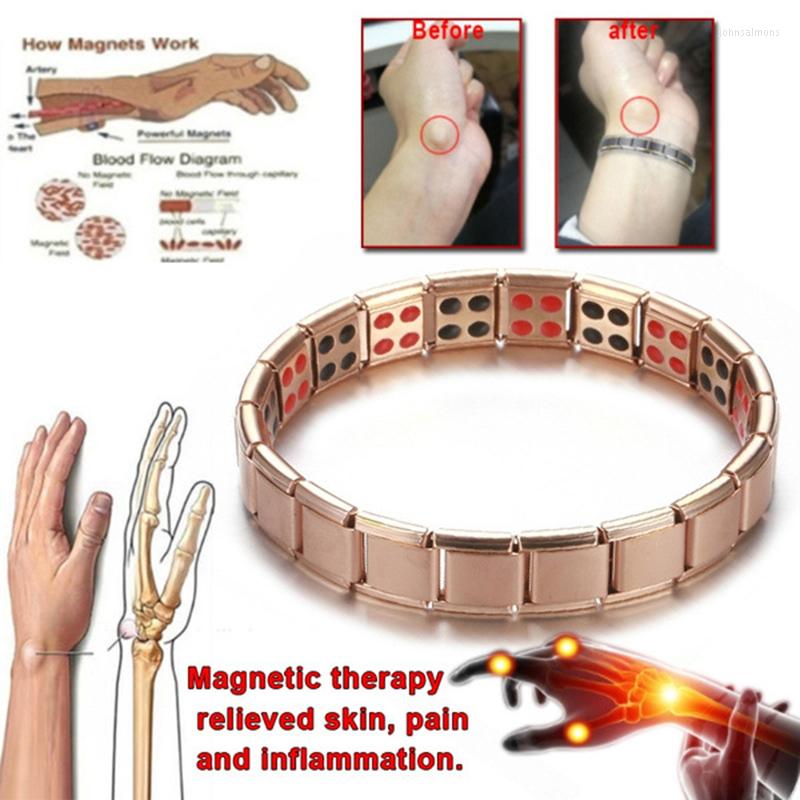 

Bangle Ly Men Elegant Magnetic Bracelet Metal Removable Wristbands For Pain Relief & Carpal Tunnel