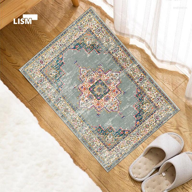 Carpets Bohemia Persian Carpet Area Rug For Living Room Floor Mat Door Ethnic Gypsy Morocco Bedroom Anti-skid Flannel Modern Home Decor M260207-image-1094516740