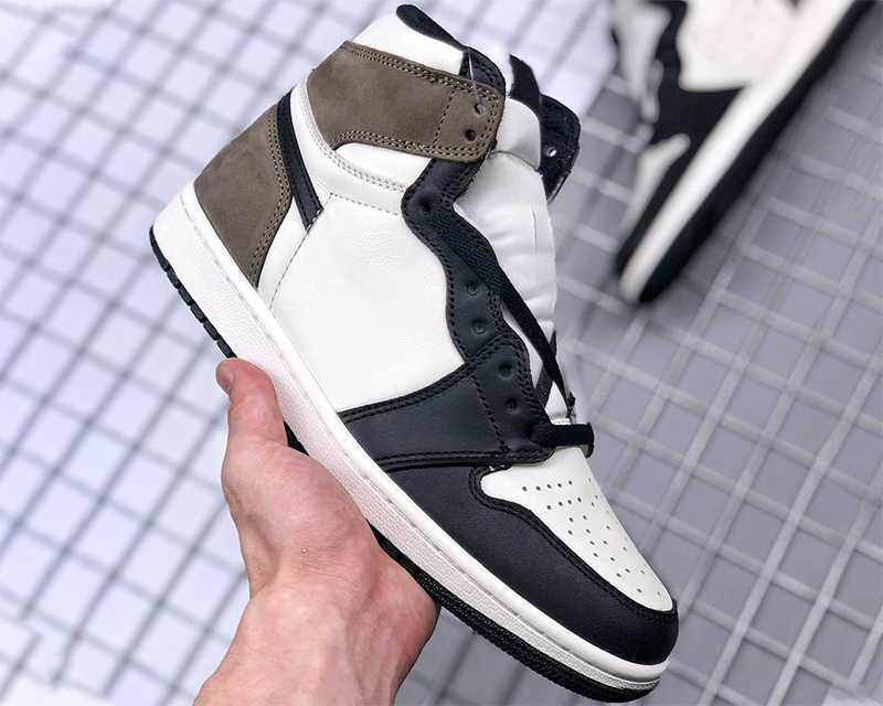 

Basketball Shoes Sneakers Trainers Dark Mocha Luxurys Designers Brown Suede Outdoor Fashion Jumpman 1 Men Women Sneakerswith Box jumpman1shoes, #1