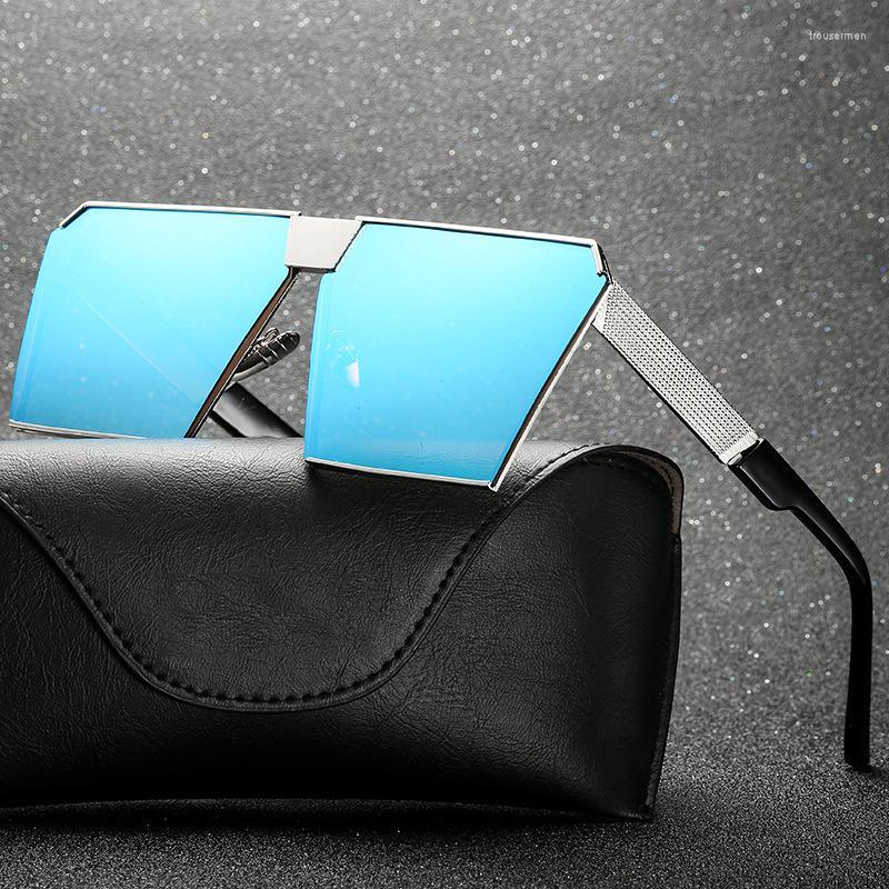 

Sunglasses Luxury Design Men Women Square Flat Oversized Fashion Vintage Male Female Car Driving Glasses UV400 Eyewear ShadesSunglasses