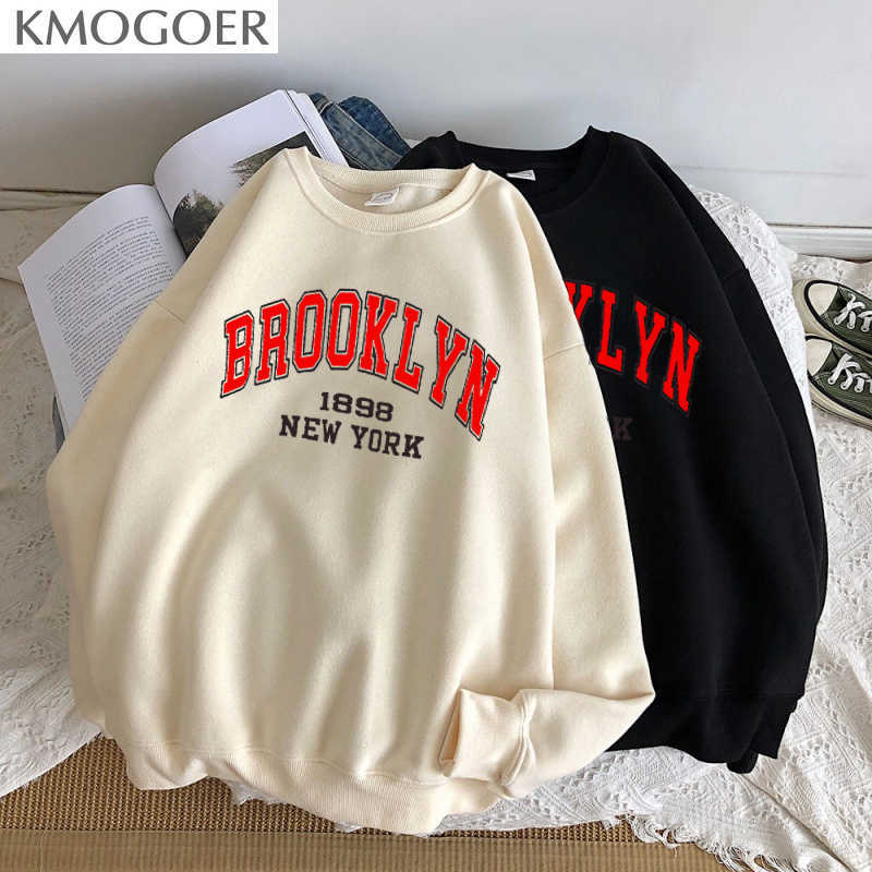 

Men' Hoodies Sweatshirts NEW Sweatshirts Velvet Winter Women' Brooklyn Letter Printing Hooded Female 2022 Thicken Warm Hoodies Lady Autumn Tops T221008, Blank-wh
