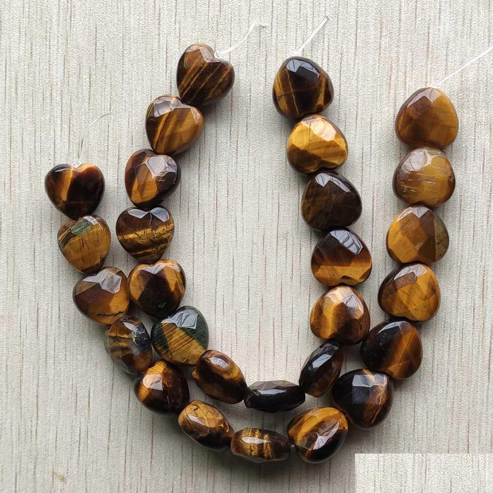 

Stone Fashion 15Mm Heart Natural Tiger Eye Stone Quartz Cut Faceted Beads For Jewelry Making Drop Delivery 2022 Yummyjewelry Dhmto