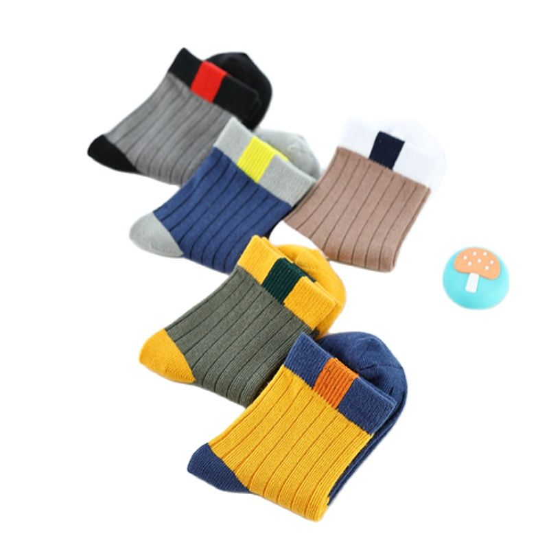 

Men's Socks Mens Fashion Casual Cotton Breathable With 4 Colors Skateboard Hip Hop For Male 002
