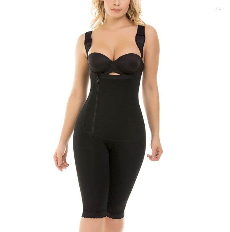 

Women' Shapers Tummy Control Fajas Open Bust Women Shapewear Push Up Flatten Abdomen Body Shaper Postpartum, Black