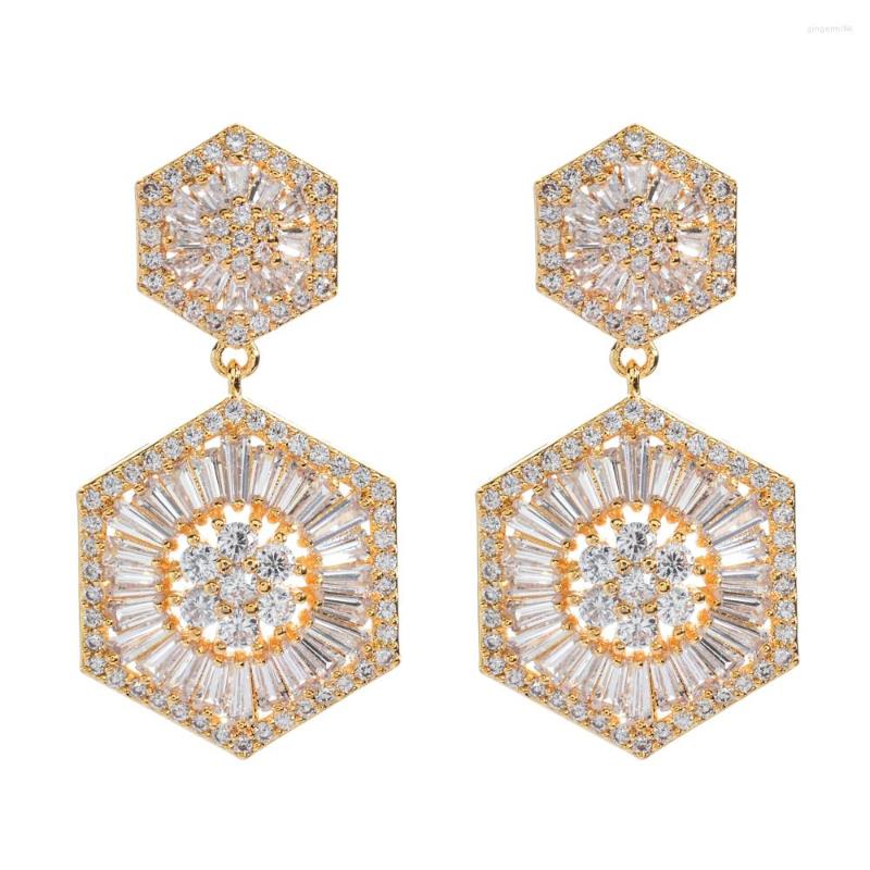 

Dangle Earrings European And American Fashion High Quality Cubic Zirconia Are Wedding Jewelry Gifts Designed For Women