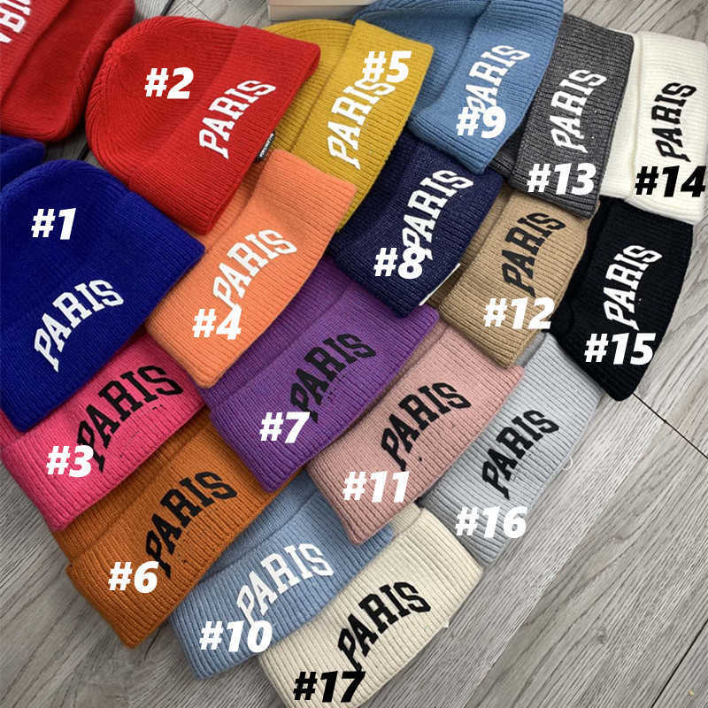 

Slouchy Rubbed Wool Beanie PARIS Winter beanies Unisex Arctic Disc Toque hat Stylist Fashion cuffed bonnet beanie Rib knitted skull cap cuff hats with brand label, Fill postage