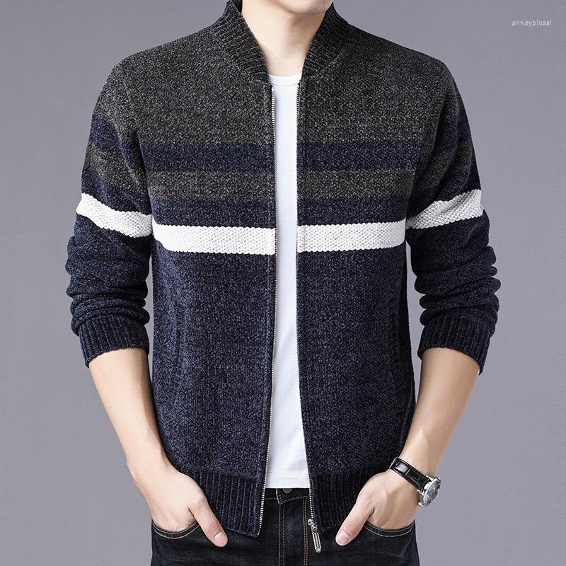 

Men's Sweaters Ropa De Hombre Autumn Winter 2022 Men' S Outwear Fashion Thick Cardigan Men Sweater Overcoat, Red