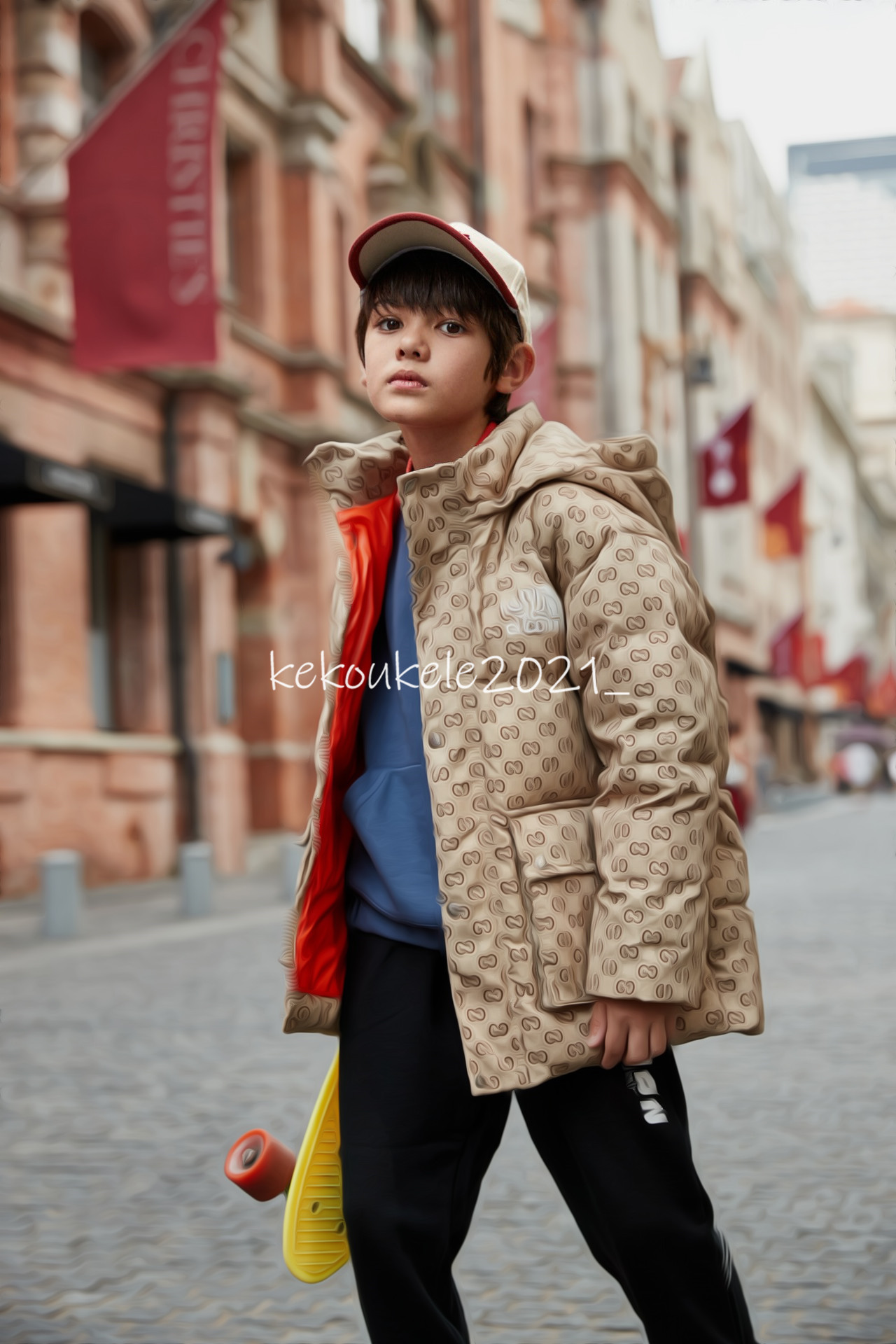 

Children Down Coat Baby Girl boy Winter thickened Parka 90% Duck Down Mid-Length jacket Overcoat kids clothing, Gray