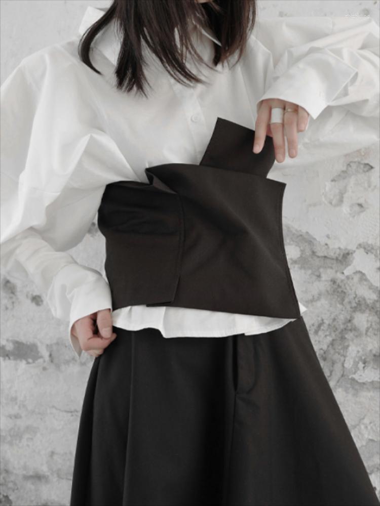 

Women' Vests Ladies Irregular Asymmetric Waist Versatile Waistcoat Spring And Autumn Pure Color Sleeveless Personality, Black