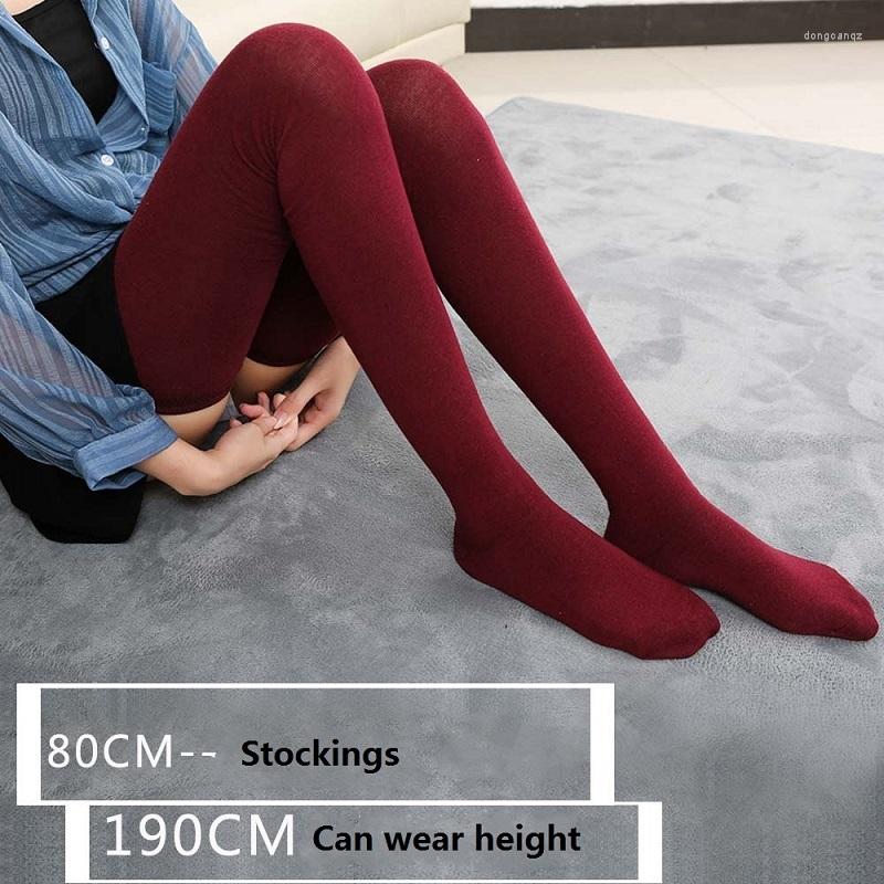 

Sports Socks Women Stockings Warm Thigh High Over The Knee Long Cotton Lace Up Medias Sexy 2022woman Stocking, 104
