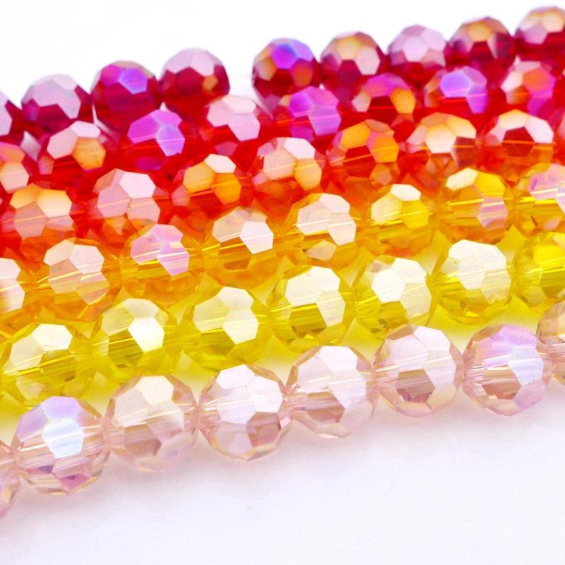 

Beads Wholesale 6/8/10/12mm Crystal 5000 Round Faced Top Quality Basic Colors-6