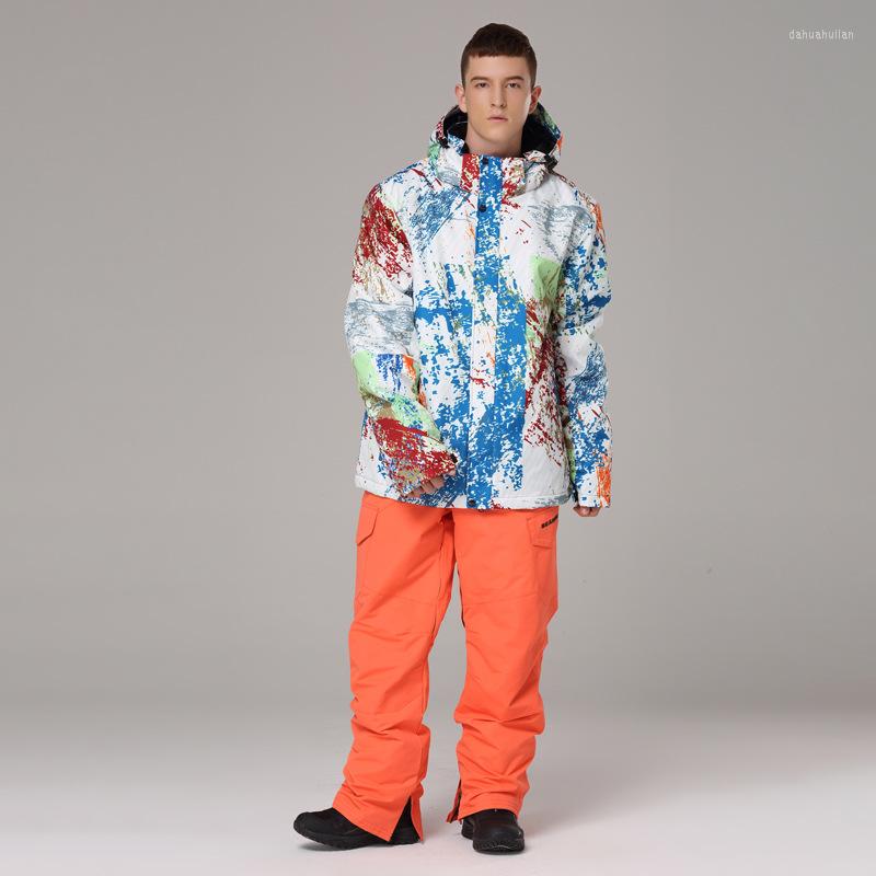 

Skiing Suits Snow Handsome Suit Men Wind Proof Warm Clothing In Winter