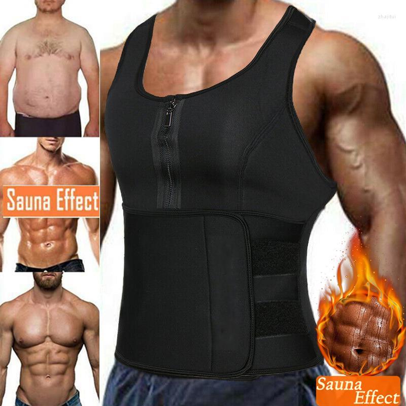 

Men' Body Shapers Men' Men Waist Trainer Corset Sauna Vest Sweat Compression Neoprene Shaper Tank Top Shapewear Slimming Shirt