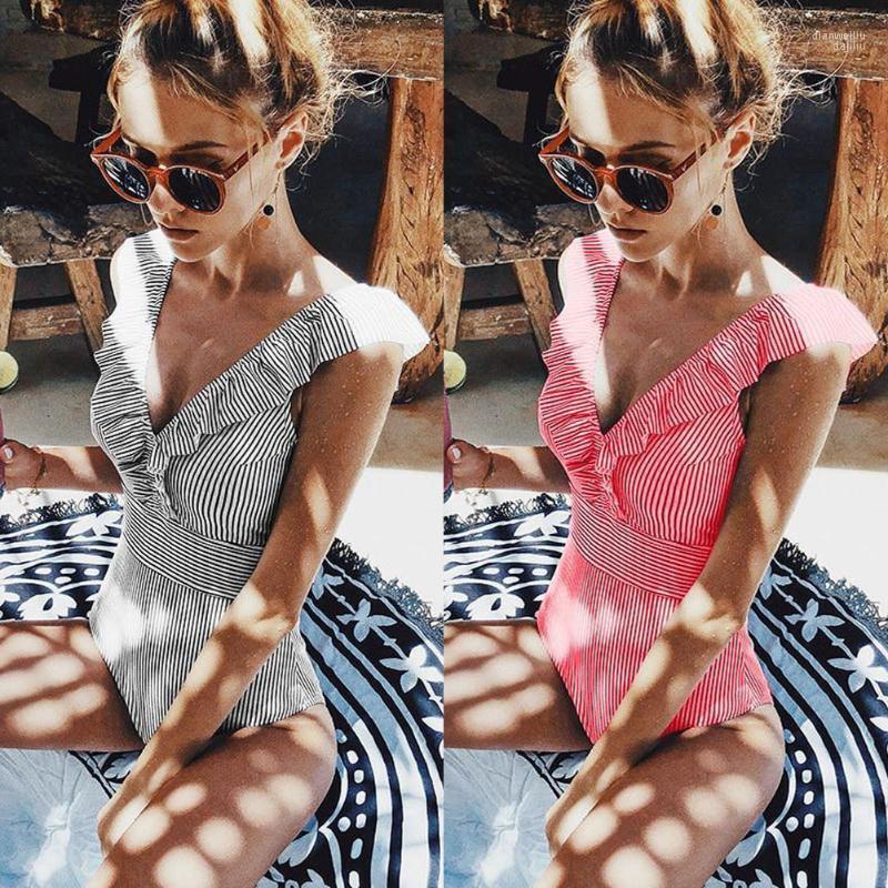 

Women Girls One-Piece Swimsuit Beachwear Swimwear Monokini Bikini Bathing Suit1