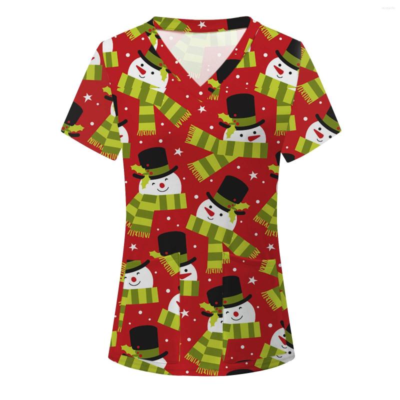 

Women's Hoodies Uniform Sleeve Short V-neck Tops Working Blouse Women For, Black