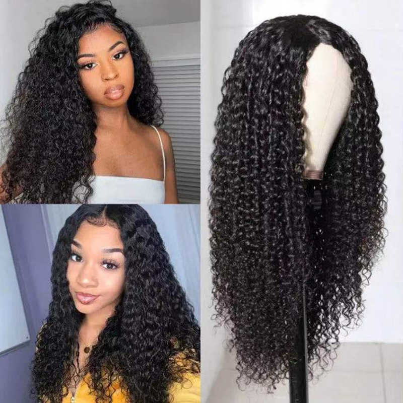 

Synthetic Wigs Wig small curl explosive head long curl chemical fiber wig head cover 221010, 21008