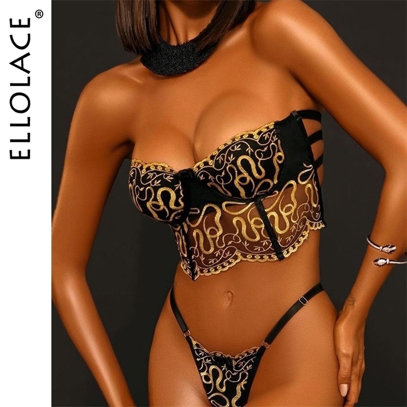 

Sexy Set Ellolace Lace Sexy Lingerie Off Shoulder Bra Thongs Set Woman 2 Pieces Fancy Underwear Gold Embroidery Seamless Intimate 221010, Red
