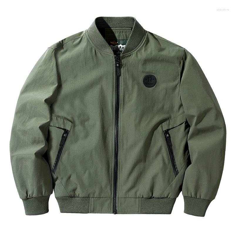 

Men's Jackets Mcikkny Men Cargo Spring Casual Stand Collar Vintage Baseball Outwear Coats Plus Size -5XL, Black