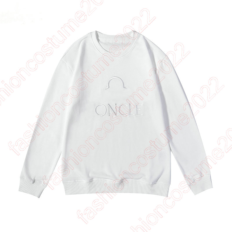 

2023 Logo Outline Embroidered Sweatshirt Hooded Sweatshirt Letter Graphic Oversize Men Sweatshirt Round Neck Hip Hop Streetwear Fashion Male Pullovers Hoodie