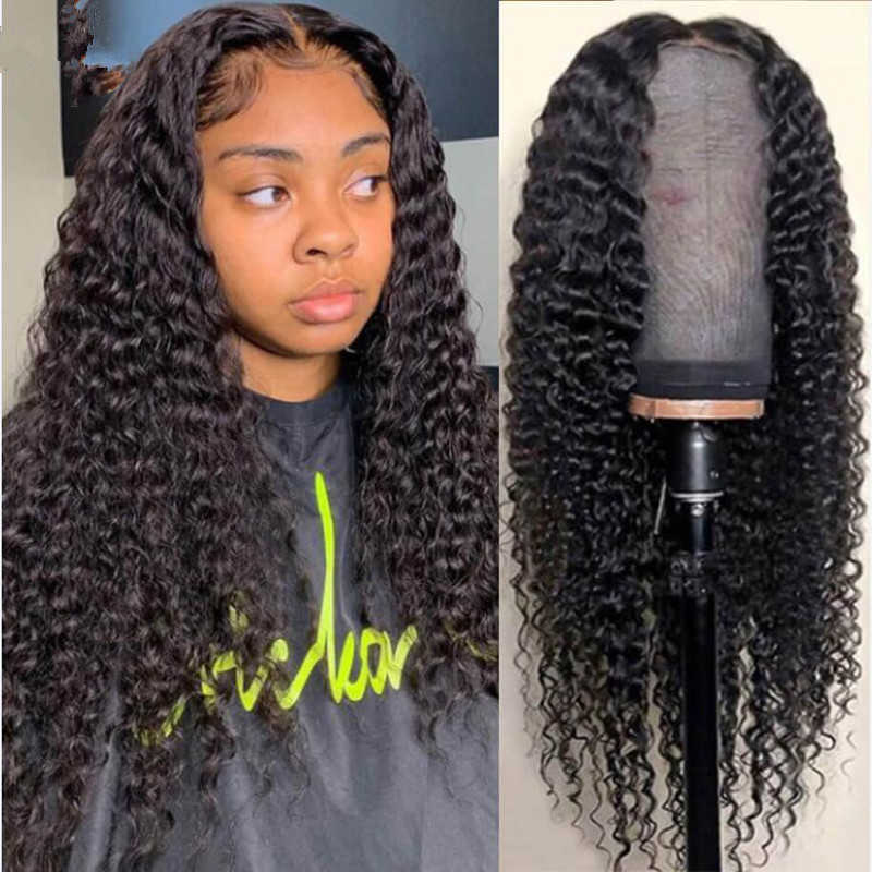 

Synthetic Wigs Wig Women's black mid length curly hair wig small curly hair 221010