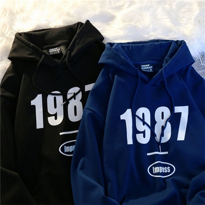 

Womens Hoodies Sweatshirts Hooded sweater couples wear autumn and winter loose retro wild casual jacket tops for men and women hoodies women clothes 221010, Gary