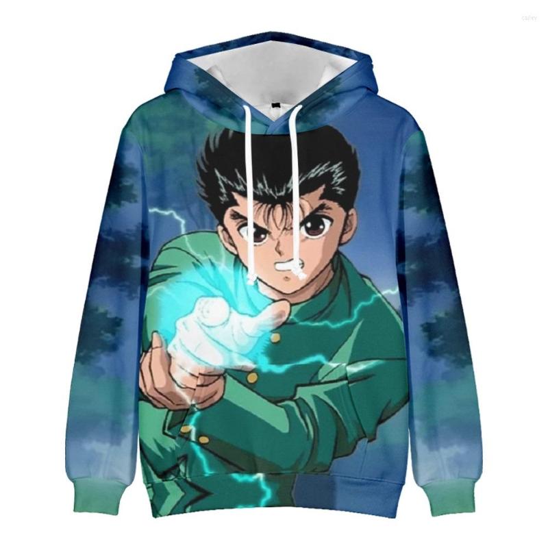 

Men's Hoodies YU KAKUSHO Merch Hoodie Spring And Autumn Pullover Anime Casual Fashion Clothing Unique Sweatshirt, 3d2