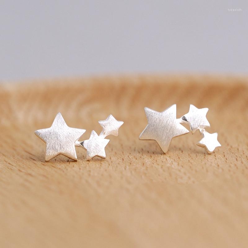 

Stud Earrings 925 Sterling Silver Star For Women Elegant Wedding Jewelry Pendientes Mujer Moda 2022 Brincos Eh907