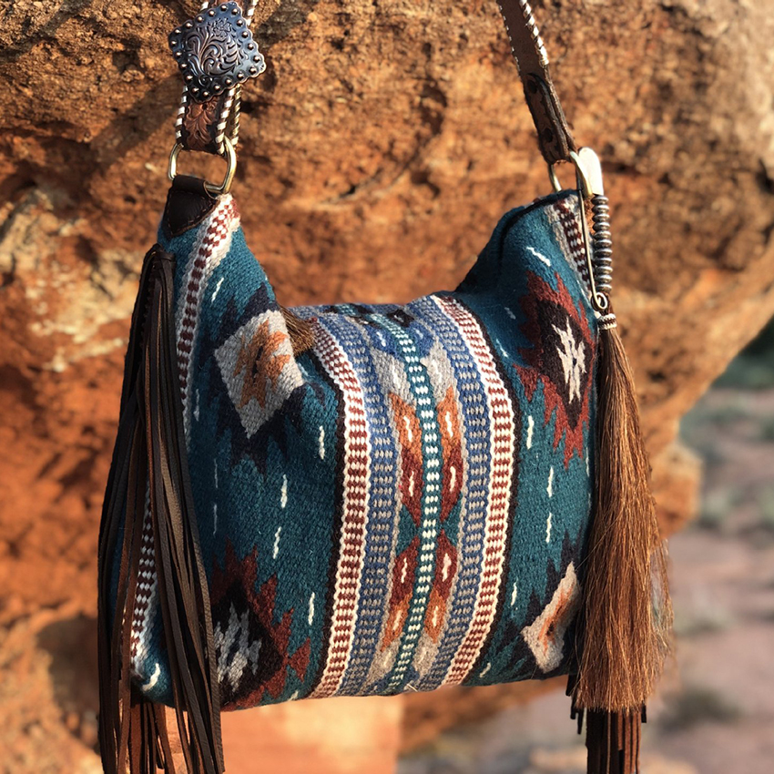 

HBP 2023 Designer women's bag European and American fashion shoulder bag hand-woven flow whisker cotton and hemp diagonal span bag, Color 9