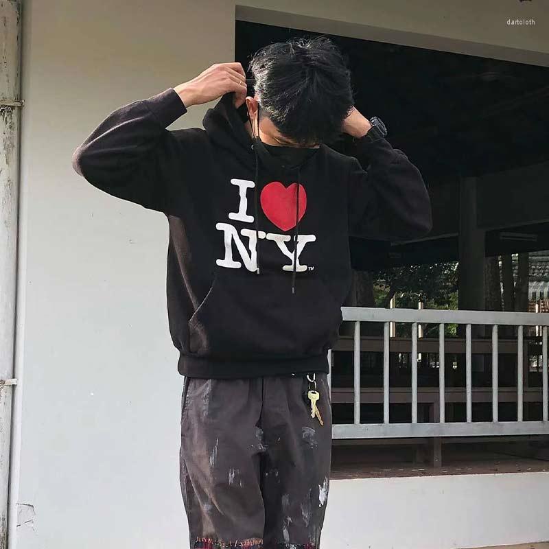 

Men' Hoodies Goth Men Clothing Vintage Letter Print Korean Casual Long Sleeve Loose Coats Harajuku Sweatshirts Y2k Streetwear, Solid color