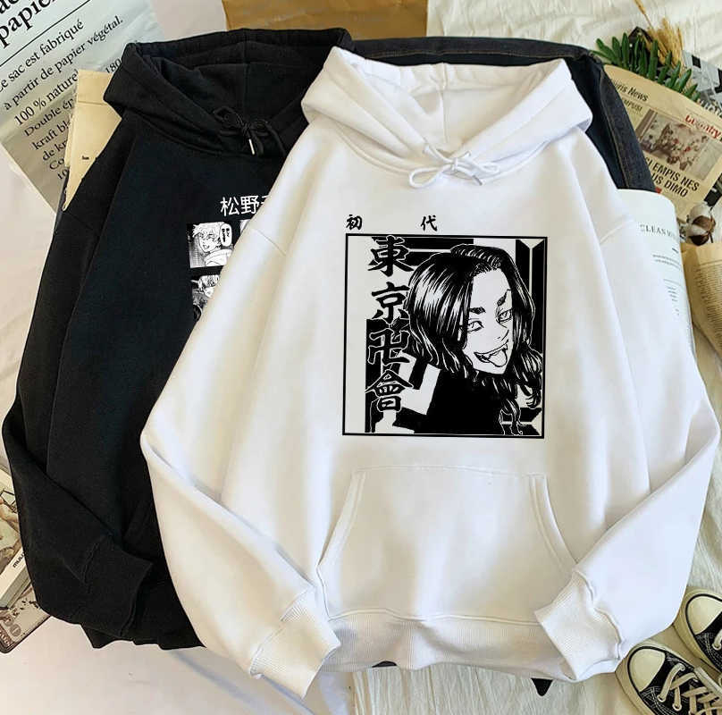 

Men' Hoodies Sweatshirts Japanese Anime Tokyo Revengers Hoodies Men Kawaii Cartoon Sano Manjiro Graphic Streetwear Harajuku Hip Hop Male Sweatshirts T221008, 73862