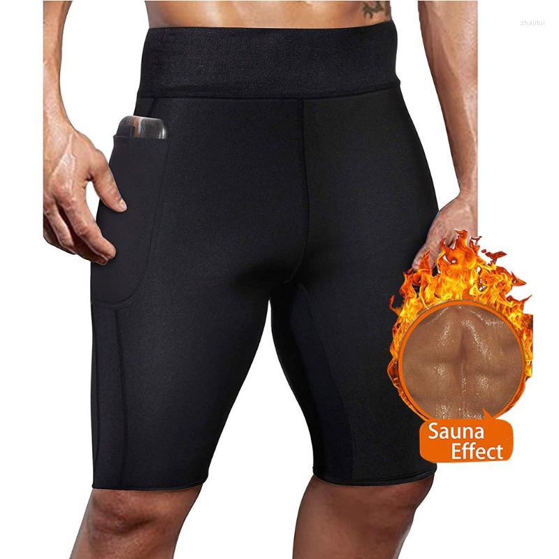 

Men' Body Shapers Men' Leg Shaper Sauna Sweat Thigh Trimmers Men Weight Workout Short Athletic Pant Legging Fat Burner Slimming