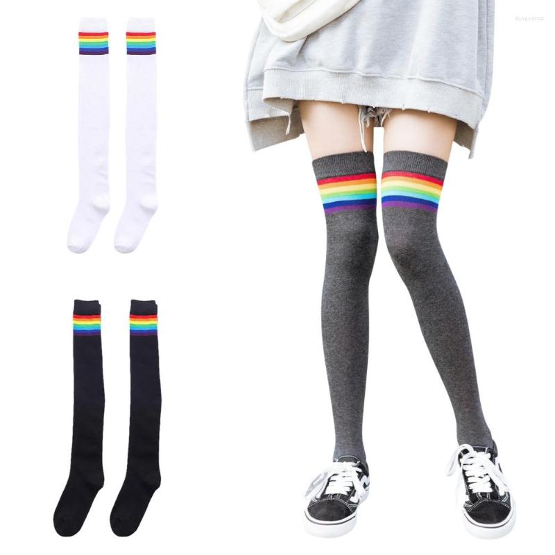 

Sports Socks Cotton Thigh High Stockings Women's Over-knee Extra Long Yoga Medium Thick Soft #2022, Grey