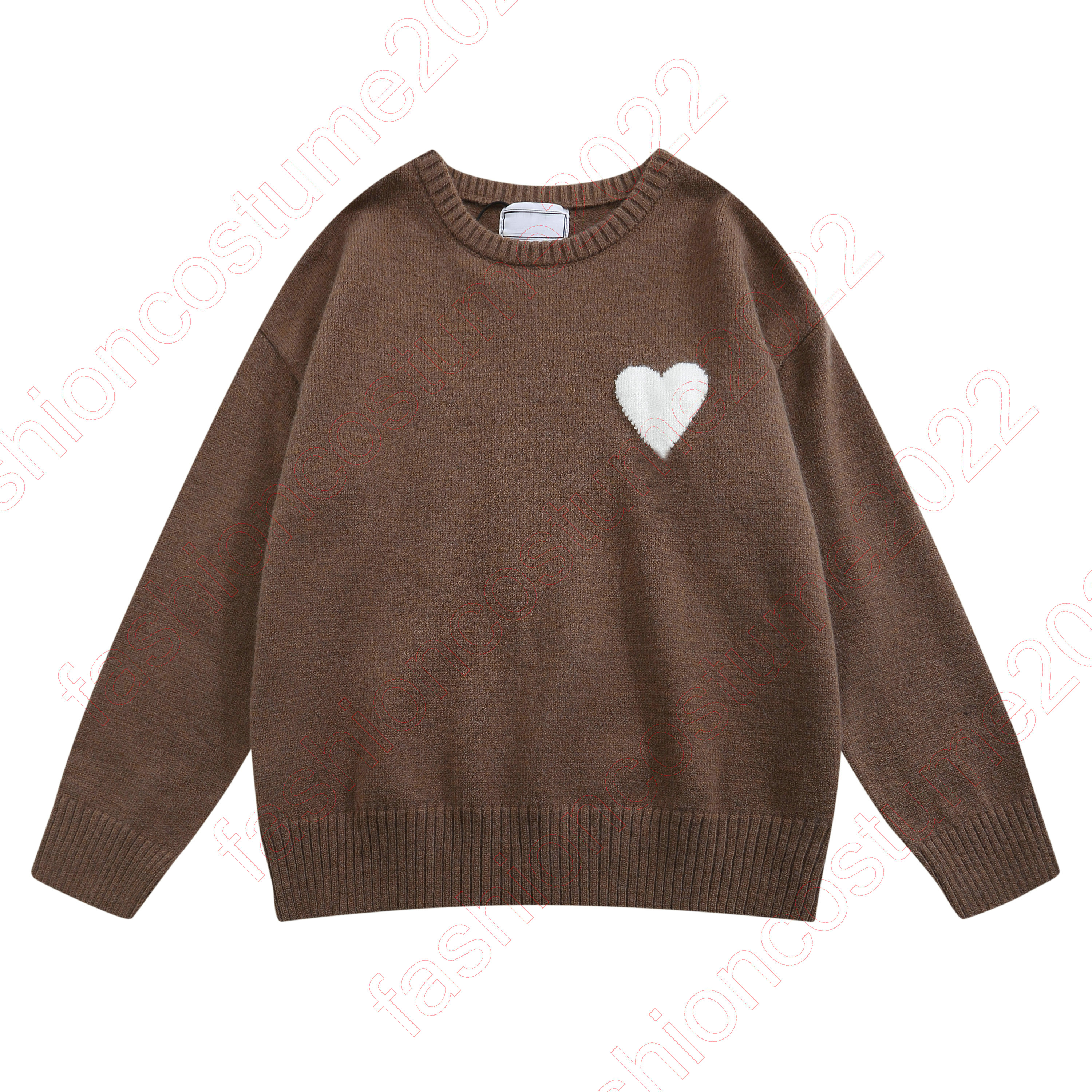 

men's Allover Logo Sweater In Black Winter Knitting Sweater Pullovers men Mi De Coeur Crewneck Sweater Tops Turtleneck Knitted Sweaters Chic Women Clothes Female 889