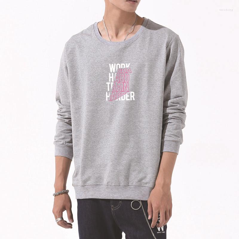 

Men's Hoodies Sweatshirts Man Autumn Spring Printing Casual Daily Hoody Fashion Brand Round Neck Personality Trend Streetwear Loose, Black